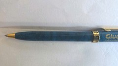Glucotrol XL Slim Metal Pen Pfizer Pharmaceutical Drug Rep Promo WRITES