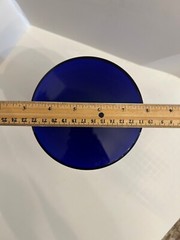 Vintage Cobalt Blue Glass Jar
