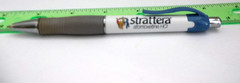 STRATTERA Promo Pen – Mixed Metal/Plastic – Rubber Grip – Does Not Write