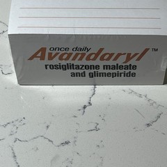 Avandaryl 4″ x 4″ Pharmaceutical Drug Rep Paper Note Pad, New Sealed
