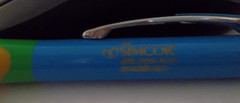 Simcor Promotional Pen Metal w/Rubberized Grip – Medium Weight