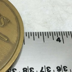 Vintage Metal Paper Weight Advertising Ilosone Pharmaceutical Drug Item