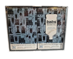 Rare Osmitrol Ready To Administer I.V. Playing Cards Travenol Lab Collectible