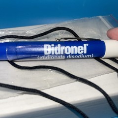 Vintage Didronel Pen Light New Works Drug Rep Pharmaceutical Promo Advertising