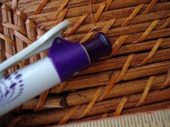 Nexium Drug Rep Pen Clip Note Holder Handle Purple White Soft Grip Retractable
