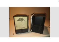 HS McCracken Prescription File Box Vintage Chicago Craft Storage Steampunk Stack