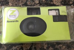 Zyrtec Rewards 35 mm Flash Camera Pharmaceutical Promo Circa 2006 12 Exposures