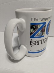 Zoloft First-Line Therapy Coffee Mug Pharmaceutical Promo Rep Advertising Pfizer