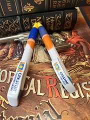 2 Collectible Crestor Pharmaceutical Drug Rep Pens!