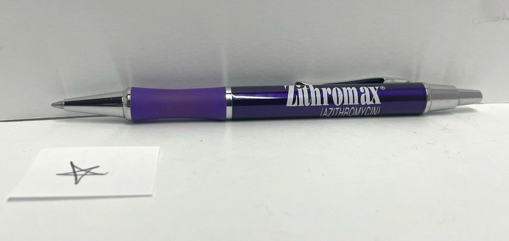 PURPLE Drug Rep Advertising Pen Pharmaceuticals Collectable