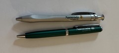 Drug Rep NAMENDA Collectible pharmaceutical Heavy Metal Pens RARE