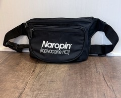 NAROPIN Black Fanny Pack Drug Pharmaceutical Rep Promo Advertising Adjustable