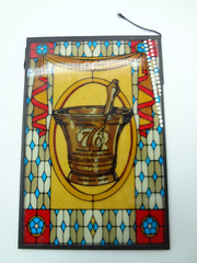 Secundum Artem ’76, Pharmacy Celebrates America’s Bicentennial Stained Glass