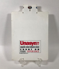 Unasyn IM/IV Ampicillin Sodium/Sulbactam Sodium White Plastic Clipboard 13.5″x9″