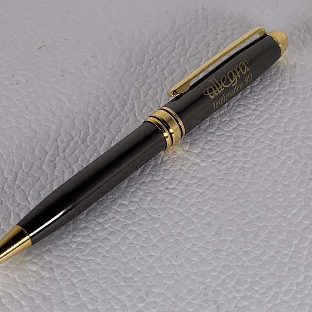 Allegra Twist Heavy Metal Pen Drug Rep Pharmaceutical Promo Original Owner Nice!