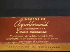 Vintage Wallace & Tiernan „Ointment of Azochloramid“ Tube With Box Drug Pharma