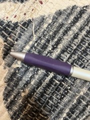 Avodart Purple Grip White Metal Twist Pharmaceutical Drug Pen Advertising NO INK
