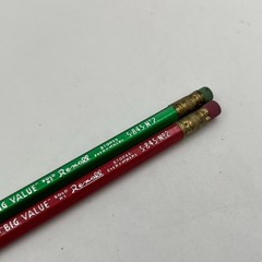 Vintage BELMONT Rexall Big Value Pencils Red Green s-845 no 2