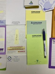 Pharmaceutical Drug Rep Notepads (22) and Pens (14) Miscellaneous Lot