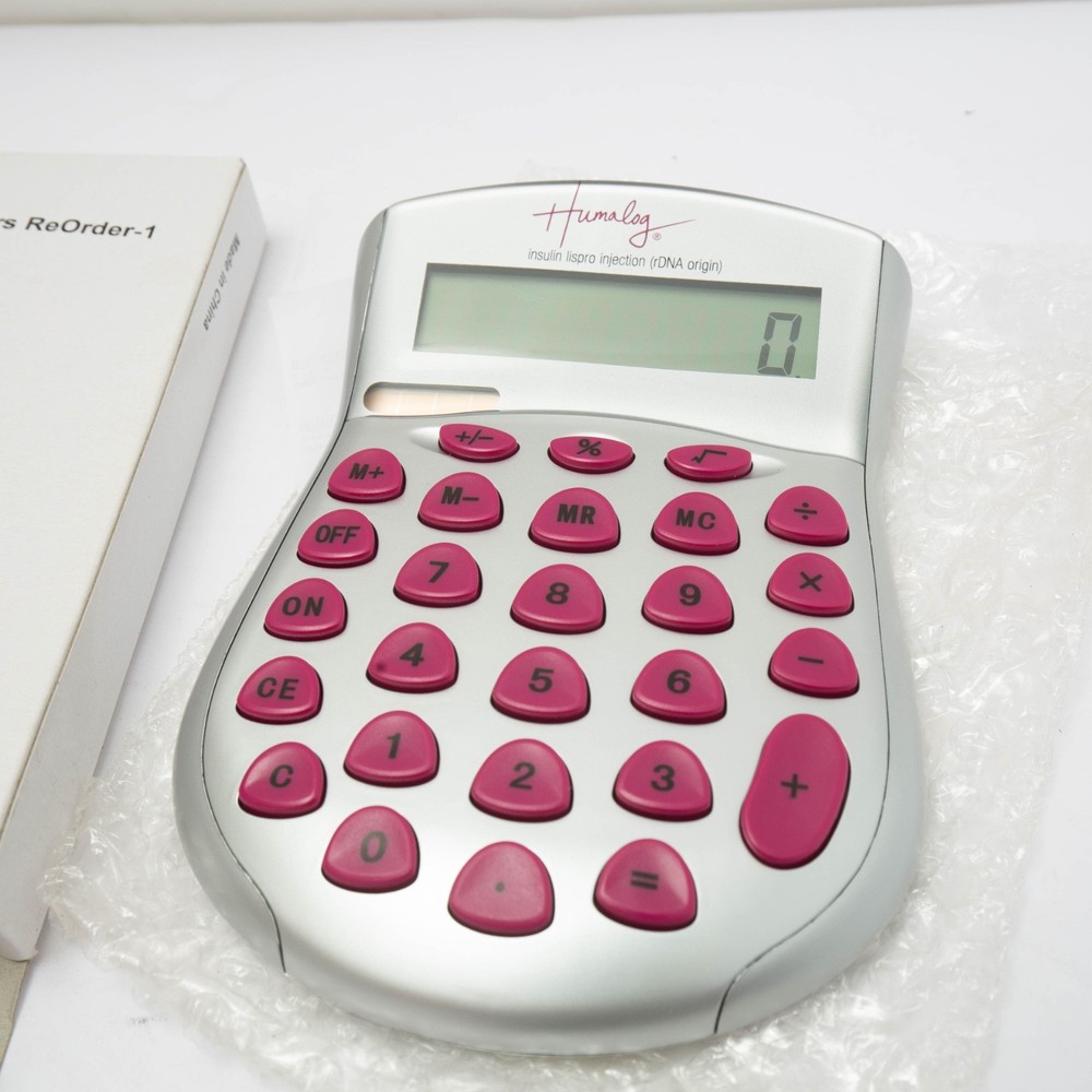 Humalog Medical Drug Rep Pharmaceutical Calculator Collectible Advertising