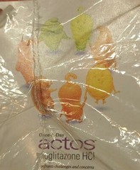 ACTOS Happy Muscle Drug Rep Plush Steve Smith Toys NEW in Pkg