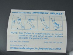 Tagamet Blue Rubber Velket Tourniquet Hook Loop Closure Drug Rep Pharmaceutical
