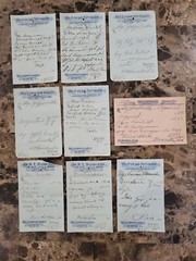 File Box & 97 antique prescriptions (1913) – Opium, Morphine, Dionin, Codeine