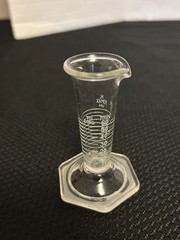 Vintage Kimax Graduated Cylinder Glass Apothecary Dr Pharmacy
