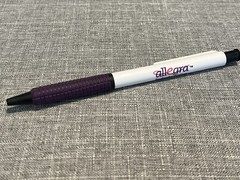 Allegra DRUG REP pharma pen – textured rubber grip – Free Shipping!