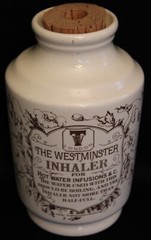 VINTAGE PHARMACEUTICAL ELI LILLY WESTMINSTER INHALER w/THE STORY OF INHALERS