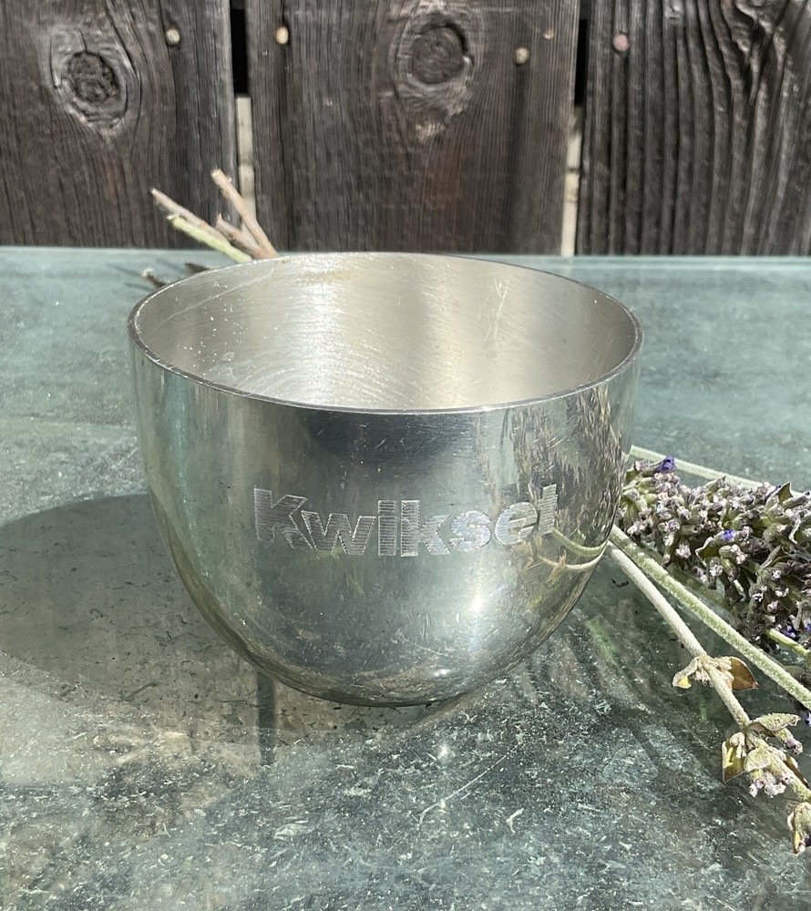 QWIKSET Shiny Pewter Kirk Stieff Cup