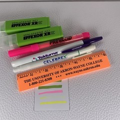 Effexor XR Pharmaceutical Drug Rep Highlighter Lot Pen Prevacid Original Owner ￼