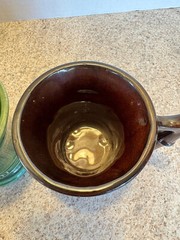 VTG – Pair Apothecary Ceramic Mortar & Pestle Mugs – AESCULPIUS & HYGEIA – McCoy