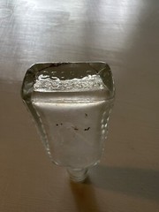 Vintage Clear Glass Medical Bottle Antique Apothecary 4” Pharmacy