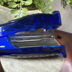 Zoloft Pharma Promotional Stapler Works Blue