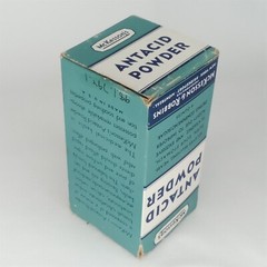 Vintage 1950s McKesson’s Antacid Powder Advertising Tin With Original Box
