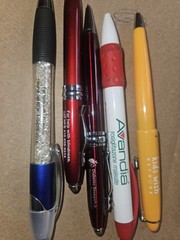 Pharmaceutical Drug Rep Collectible Promo Pens Assorted Lot of 5