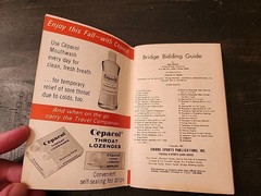 Vintage Cepacol Promo Bridge Bidding Guide 1967