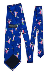 RARE Advertising Atrovent Nasal Spray -Silk Neck Tie-Running Nose-ENT Doctor EUC