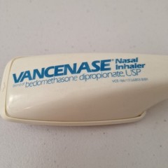 RARE Vintage Pharmaceutical Rep Collectible VANCENASE Nasal Inhaler Lint Roller