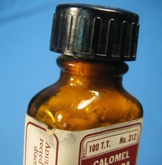 VINTAGE PARKE-DAVIS CALOMEL AND SODA BOTTLE FREE SHIPPING N