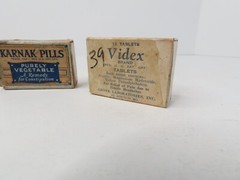 Karnak Pills Empty Box Standard & Videx Nance Caps Colds Boxes Movie Props