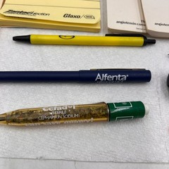 Vintage Pharmaceutical Drug Rep LOT Pens Note Pads Capoten Monistat Nubain Zanta
