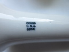 Vtg Coors USA Heavy White Porcelain Lab Mortar & Pestle Apothecary 522-00 14H