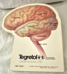 VTG 1990 TEGRETOL „PATIENT GUIDE TO THE HUMAN BRAIN“ PHARMA LOGO ADVERTISING