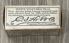 Vintage Hoods Vegetable Pills Cardboard Box – Pharmaceutical Collectible