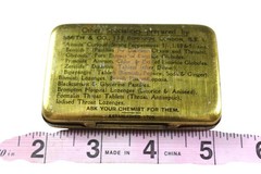 7 Antique Cyphoids Medical Licorice Throat & Chest Lozenge Tablet Tins