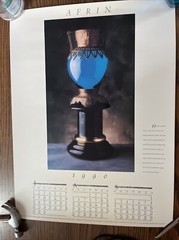 Vintage 1990 Show Globe Roots in Chemistry History Pharmacy Poster Afrin Promo