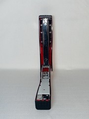 Ultram ER Drug Rep Promo Stapler – Red Translucent Stand-Up Ergonomic Squeeze