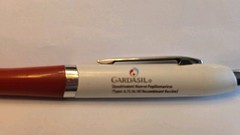 Gardasil- Metal Pen-Pharmaceutical Drug Rep Collectible Vintage